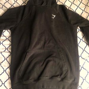 Black gymshark hoodie